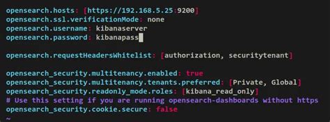 Configuring OpenSearch .